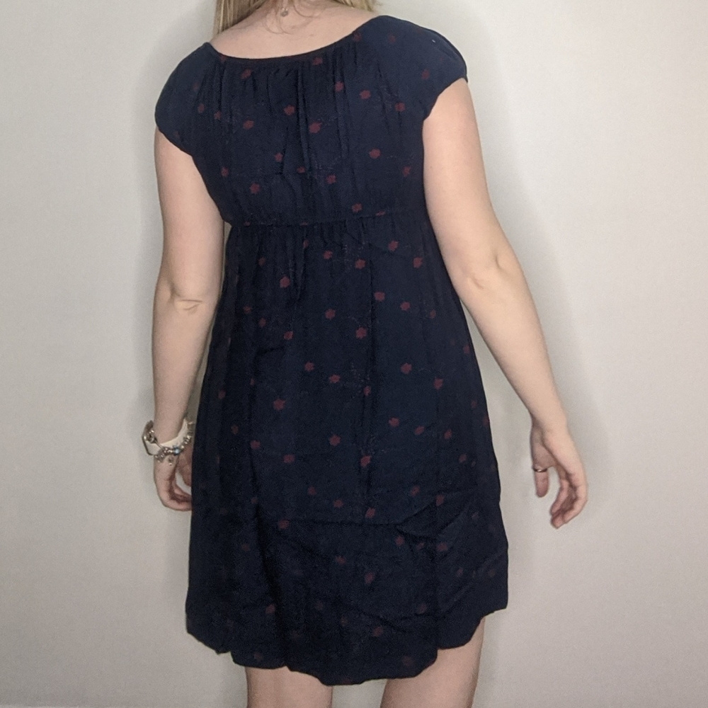 Kimchi Blue Navy Babydoll Dress - Size Small - Picture 2 of 5